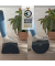 LEITZ Fußstütze Ergo Cosy grau Stoff