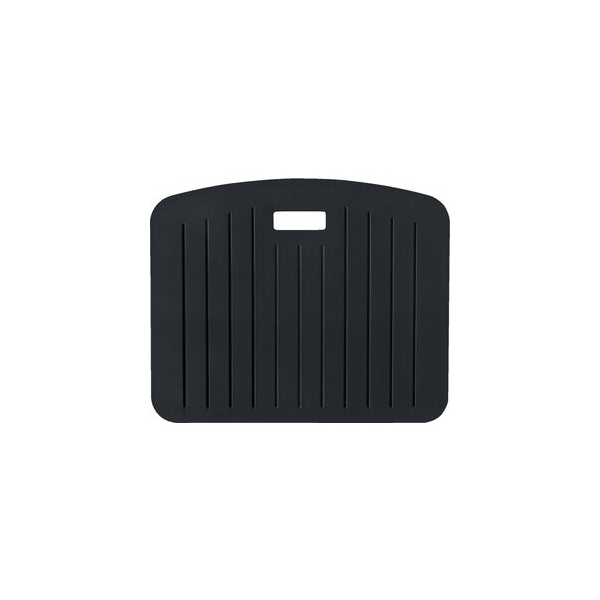 4002432129614 - Anti-Ermüdungsmatte Ergo Cosy für Steh- oder Sitzarbeitsplatz kompakt tragbar B 457 x T 560 x H 20 mm Schaumstoff dunkelgrau