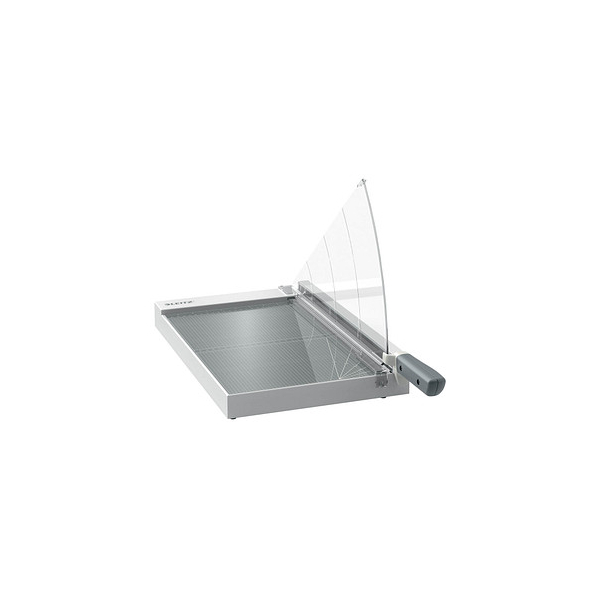 4002432129706 - Precision Office Hebelschneider 9021 A4+ 381 mm Edelstahl-Klinge Premium Glasarbeitsfläche EdgeGlow-Kantenlicht Grau 15 Blatt