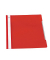Schnellhefter 4191 4191-00-25, A4, rot, Polyvinylchlorid (PVC), Vorderdeckel transparent