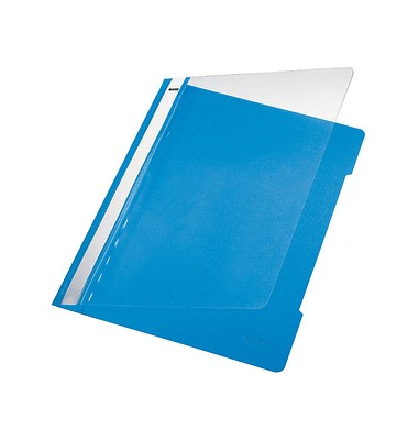 Schnellhefter 4191 4191-00-30, A4, hellblau, Polyvinylchlorid (PVC), Vorderdeckel transparent