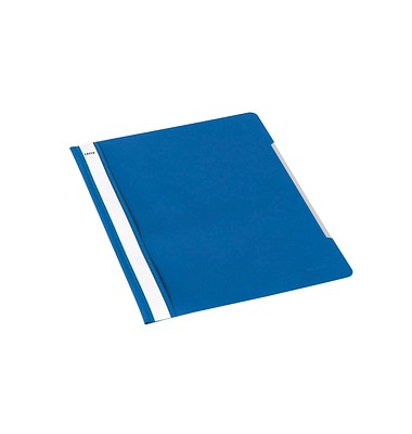 Schnellhefter 4191 4191-00-35, A4, blau, Polyvinylchlorid (PVC), Vorderdeckel transparent
