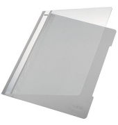 Schnellhefter 4191 4191-00-85, A4, grau, Polyvinylchlorid (PVC), Vorderdeckel transparent