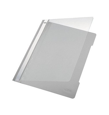 Schnellhefter 4191 4191-00-85, A4, grau, Polyvinylchlorid (PVC), Vorderdeckel transparent Schnellhefter 4191 4191-00-85, A4, grau, Polyvinylchlorid (PVC), Vorderdeckel transparent