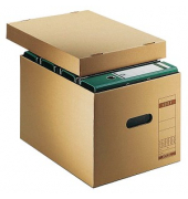 Archivbox 6081 6081-00-00, braun, innen 32x27,2x43,5cm, Karton