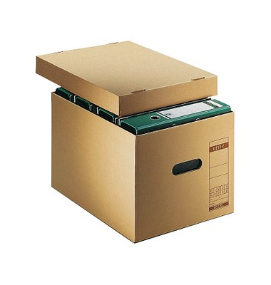 Archivbox 6081 6081-00-00, braun, innen 32x27,2x43,5cm, Karton
