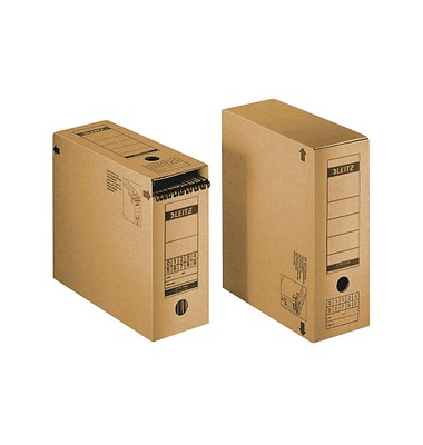 Archivbox 6086-00-00, A4, braun, innen 11,7x27x32,2cm, Karton