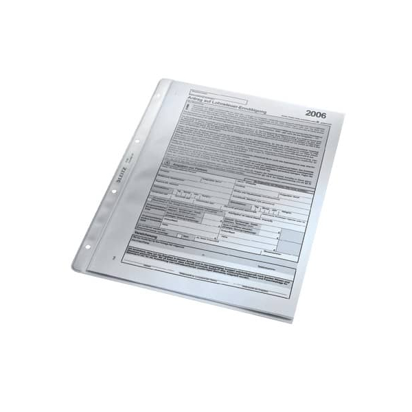 4002432478651 - Prospekthüllen 4740-00-03 mit Daumenausschnitt A4 transluzent genarbt oben offen 013mm 4002432478651 100 Stück