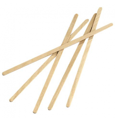 Einweg Holzrührstäbchen - 14 cm