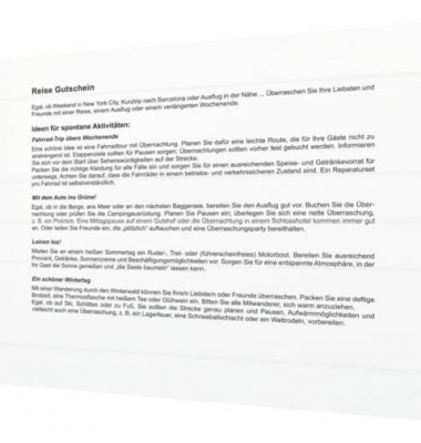 Gutscheinrolle 2873, soft white, 118g