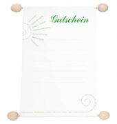 Gutscheinrolle 2878, Schriftzug Gutschein, A5, 118g