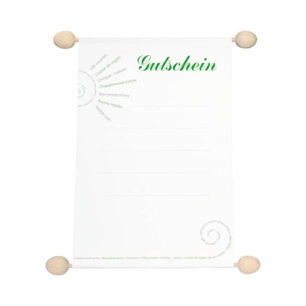 4002871028783 - Gutscheinrolle 2878 Schriftzug Gutschein A5 118g 4002871028783 RNK