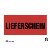 Lieferscheintaschen 2200 C6 "LIEFERSCHEIN" selbstklebend 