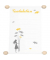 Gutscheinrolle 28708, Schriftzug Gratulation + Mädchen mit Blumen, A5, 118g