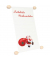 Gutscheinrolle 28720, Schriftzug Fröhliche Weihnachten + Weihnachtsmann, A5, 118g