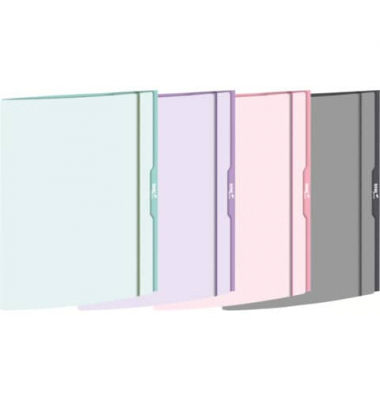 Sammelmappe 46109, A4 pastell/farbig sortiert, Karton 350g