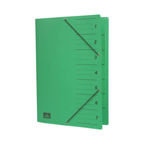 4002871461559 - Ordnungsmappe 4615-5 1-7 grün A4 7 Fächer 4002871461559 RNK