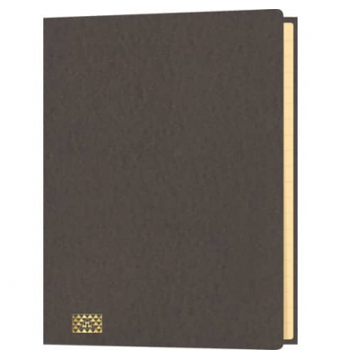 Ordnungsmappe 4618-8, 20-teilig blanko, braun, A4, 20 F&auml;cher