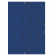 Gummizugmappe Grace 46212, A4 blau Karton 350g, f&uuml;r ca. 250 Blatt  (80 g/m&sup2;), mit 3 Einschlagklappen
