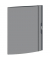 Heftbox friendly grey 46327, A4 dunkelgrau, Karton 350g