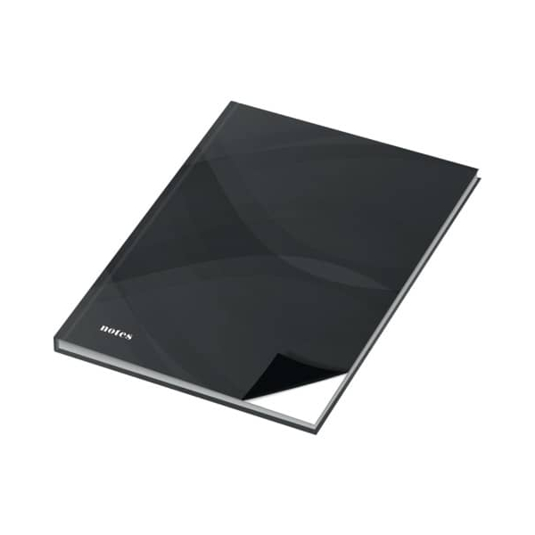 4002871465694 - Notizbuch 46564 notes carbon black schwarz A4 blanko 70g 96 Blatt   192 Seiten 4002871465694 RNK