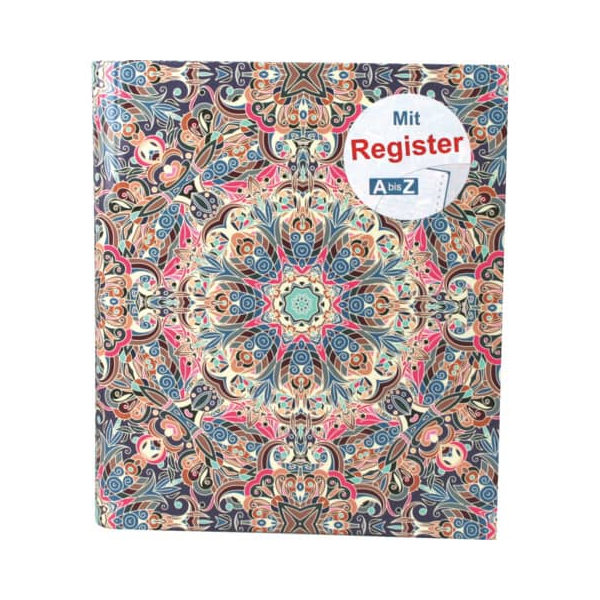 RNK Ringbuch mit Register A-Z, für DIN A5, 4 Ring-Mechanik Orient 46702, A5 4 Ringe Karton motiv 4002871467025 RNK