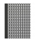 Notizbuch 46746, black&white collier, schwarz/wei&szlig;, A5, punktiert, 70g, 96 Blatt / 192 Seiten