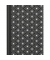 Notizbuch 46747, Stars, schwarz, A5, kariert, 70g, 96 Blatt / 192 Seiten