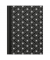 Notizbuch 46747, Stars, schwarz, A5, kariert, 70g, 96 Blatt / 192 Seiten