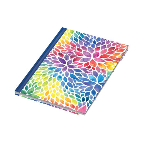 4002871467711 - Notizbuch 46771 Aquarell bunt A4 blanko 70g 96 Blatt   192 Seiten 4002871467711 RNK