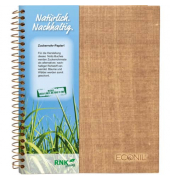 Notizbuch 46777, Econil, braun, A5, liniert, 70g, 100 Blatt / 200 Seiten