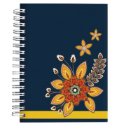 Notizbuch Orient Flowers - A6, liniert, 48 Blatt, Register A-Z