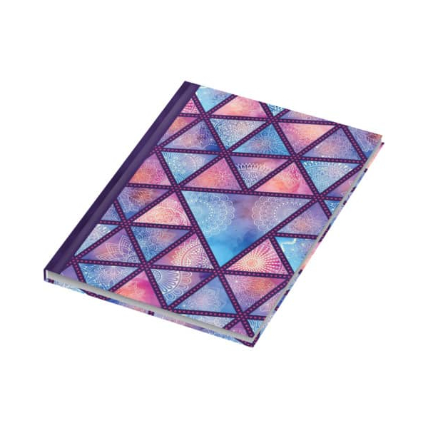 4002871467902 - Notizbuch 46790 Indian Mandala violett A5 blanko 70g 96 Blatt   192 Seiten 4002871467902 RNK