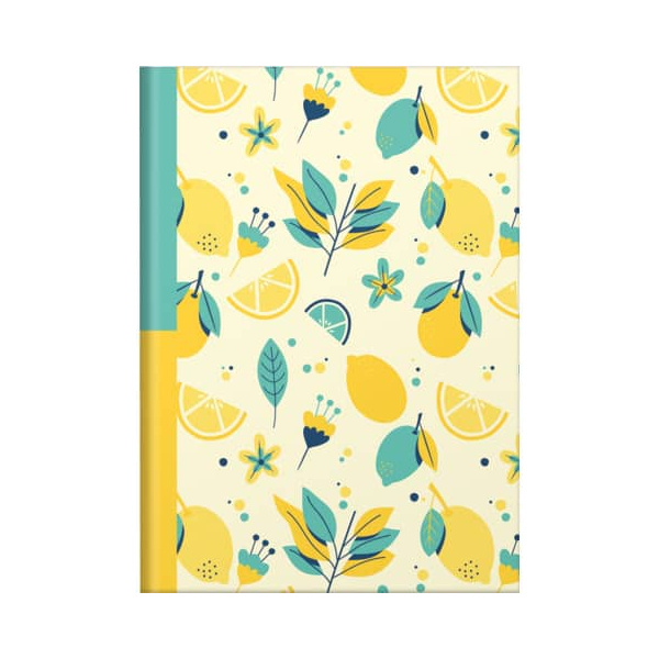 4002871467919 - Notizbuch 46791 Fresh Lemons gelb A5 kariert 70g 96 Blatt   192 Seiten 4002871467919 RNK