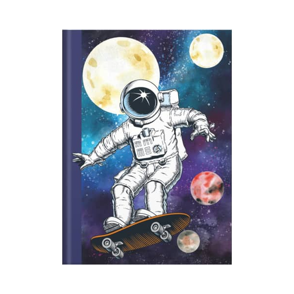 4002871467933 - Notizbuch 46793 Skatonaut blau A5 punktkariert 70g 96 Blatt   192 Seiten 4002871467933 RNK