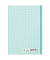 Notizbuch 46801, Dreieck, blau, A5, kariert, 70g, 96 Blatt / 192 Seiten