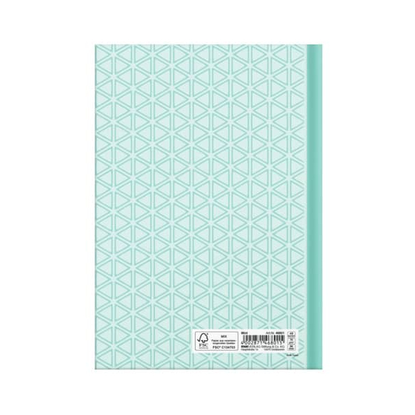 4002871468015 - Notizbuch 46801 Dreieck blau A5 kariert 70g 96 Blatt   192 Seiten 4002871468015 RNK