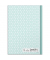 Notizbuch 46801, Dreieck, blau, A5, kariert, 70g, 96 Blatt / 192 Seiten
