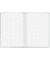 Notizbuch 46801, Dreieck, blau, A5, kariert, 70g, 96 Blatt / 192 Seiten