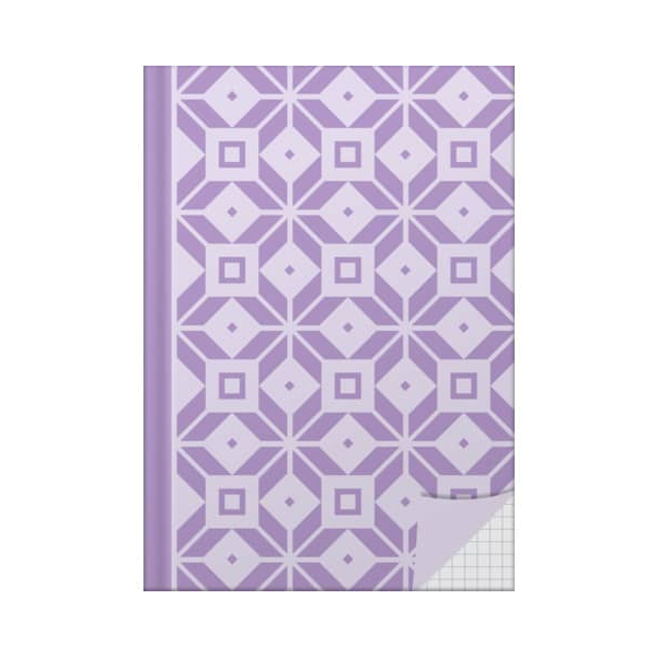 4002871468022 - Notizbuch 46802 Grafik Berry violett A5 kariert 70g 96 Blatt 192 Seiten 4002871468022 RNK 4002871468022 - Notizbuch 46802 Grafik Berry violett A5 kariert 70g 96 Blatt 192 Seiten 4002871468022 RNK