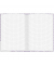 Notizbuch 46802, Grafik Berry, violett, A5, kariert, 70g, 96 Blatt / 192 Seiten