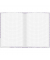 Notizbuch 46802, Grafik Berry, violett, A5, kariert, 70g, 96 Blatt / 192 Seiten