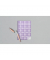 Notizbuch 46802, Grafik Berry, violett, A5, kariert, 70g, 96 Blatt / 192 Seiten