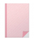 Notizbuch 46803, Ros&eacute;, pink, A5, kariert, 70g, 96 Blatt / 192 Seiten