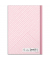 Notizbuch 46803, Ros&eacute;, pink, A5, kariert, 70g, 96 Blatt / 192 Seiten