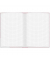 Notizbuch 46803, Ros&eacute;, pink, A5, kariert, 70g, 96 Blatt / 192 Seiten