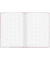 Notizbuch 46803, Ros&eacute;, pink, A5, kariert, 70g, 96 Blatt / 192 Seiten