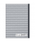 Notizbuch 46804, Grey, grau, A5, kariert, 70g, 96 Blatt / 192 Seiten