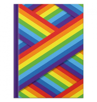 Notizbuch 46806, bunt, A4, blanko, 70g, 96 Blatt / 192 Seiten