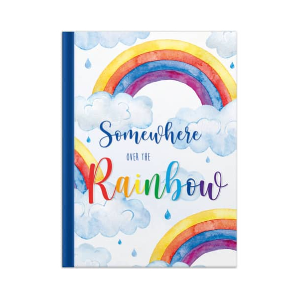 4002871468077 - Notizbuch 46807 Over the Rainbow bunt A4 blanko 70g 96 Blatt   192 Seiten 4002871468077 RNK